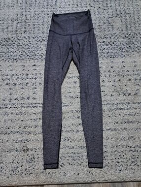 lululemon athletica High-Waist Charcoal Gray Leggings Reversible??